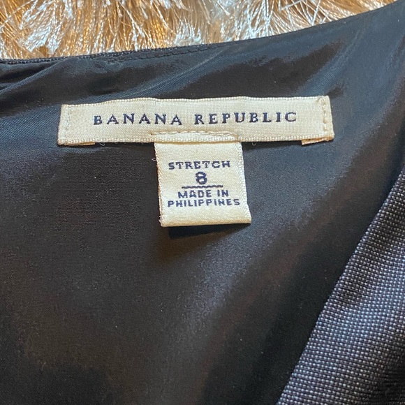 Banana Republic Dark Grey Stretch Dress size 8 - Picture 4 of 8